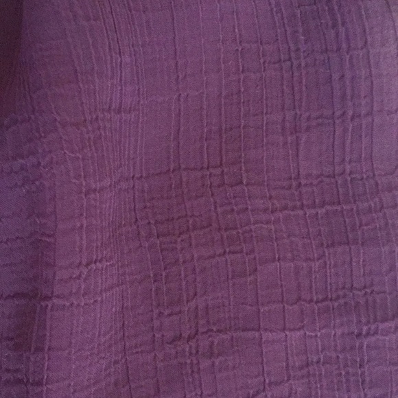 BCBGMaxAzaria purple sleeveless dress shirt - Picture 7 of 9